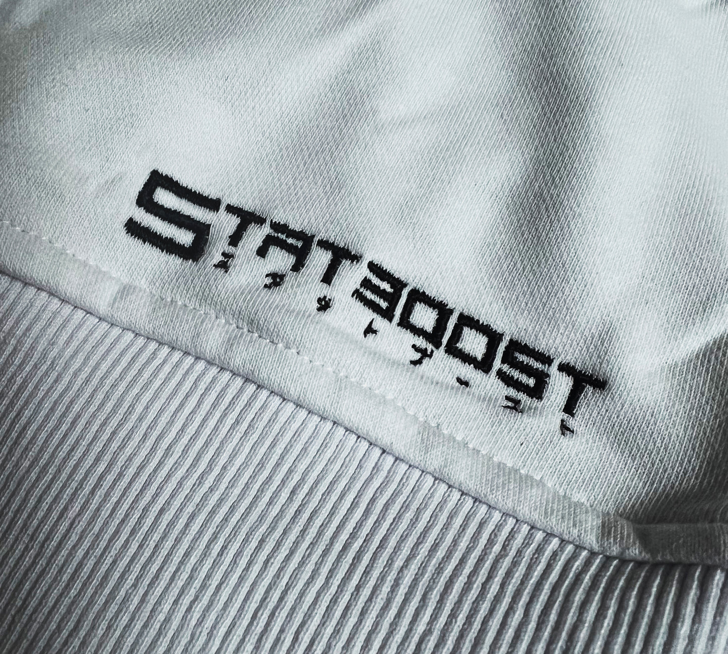 Essential White Short Sleeve Hoodie image 2