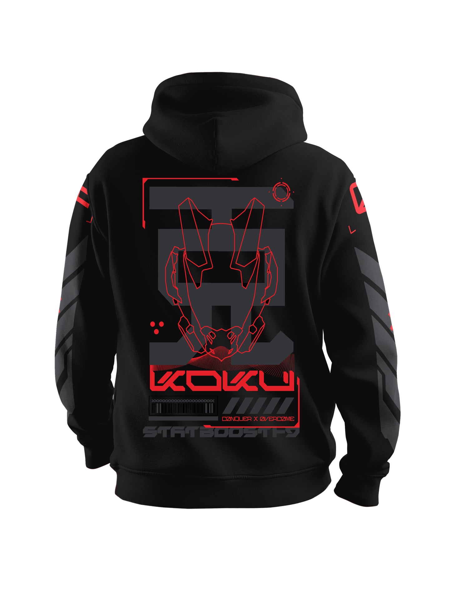 Statboost KOKU-00R2 Reaper Red Hoodie