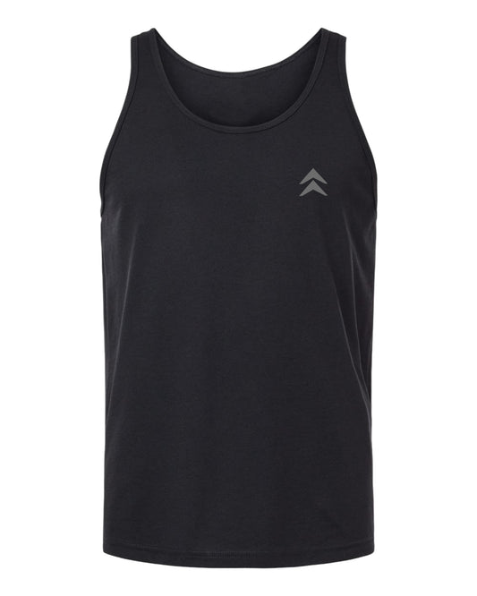 Essential Tank Top Deep Black Heather