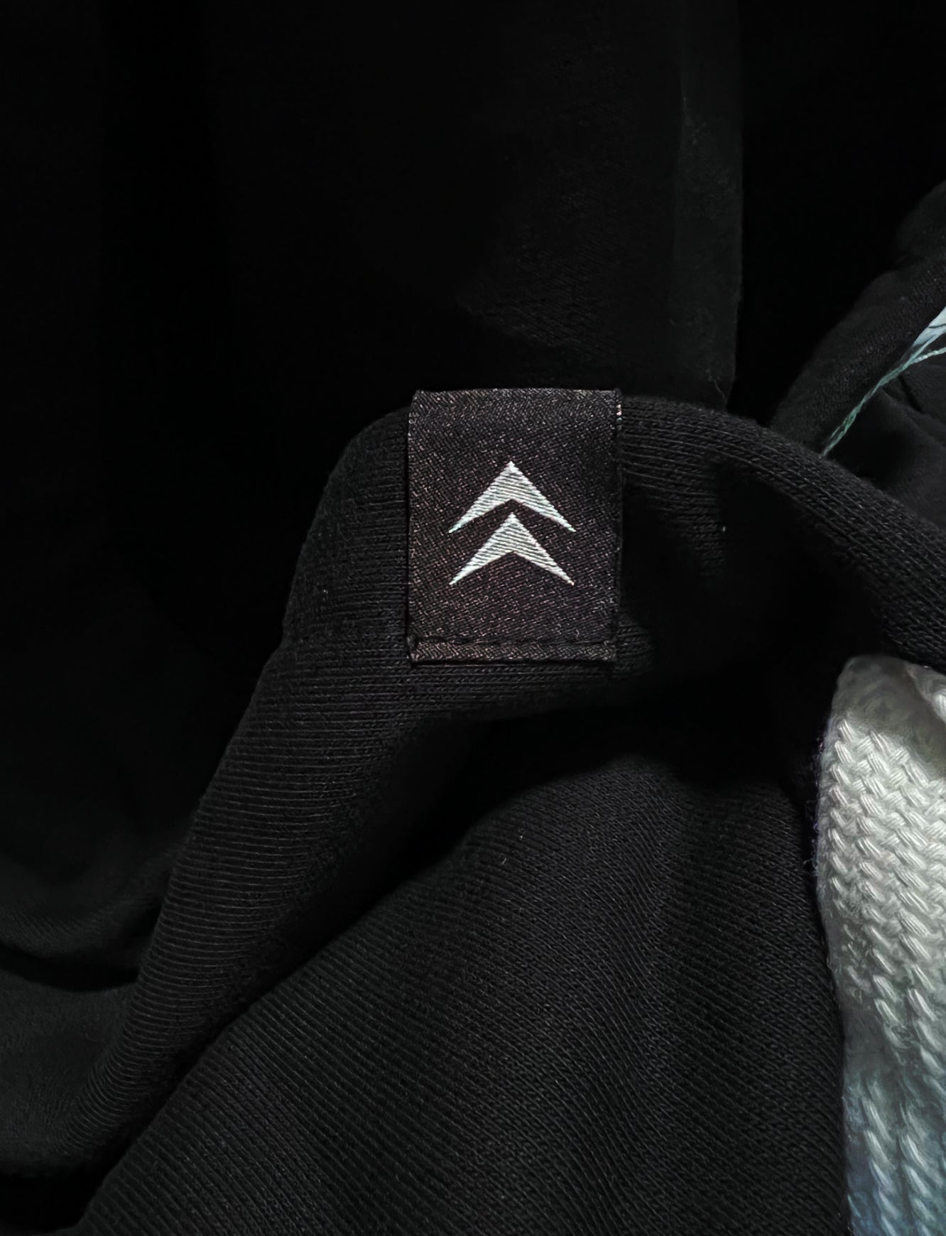 Essential Black Short Sleeve Hoodie image 3